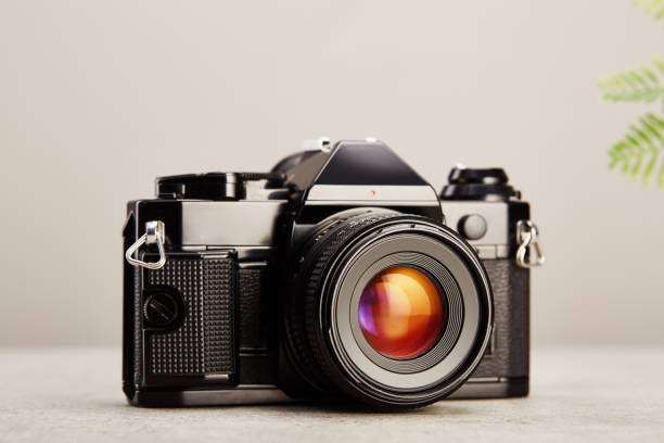 istock SLR Single-lens reflex professional film camera 2170008617