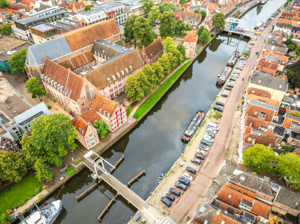 istock Zwolle from above during a summer sunset 2170010259