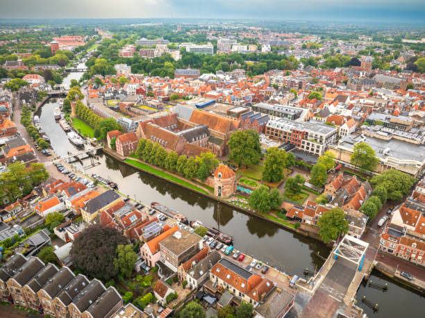 istock Zwolle from above during a summer sunset 2170010311