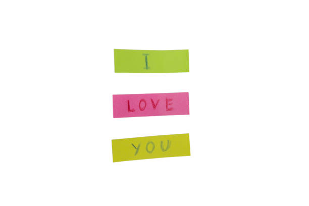 pastel colored office sticky note for writing down information