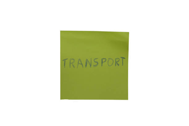 Empty paper sticker on white wall. Space for your text.