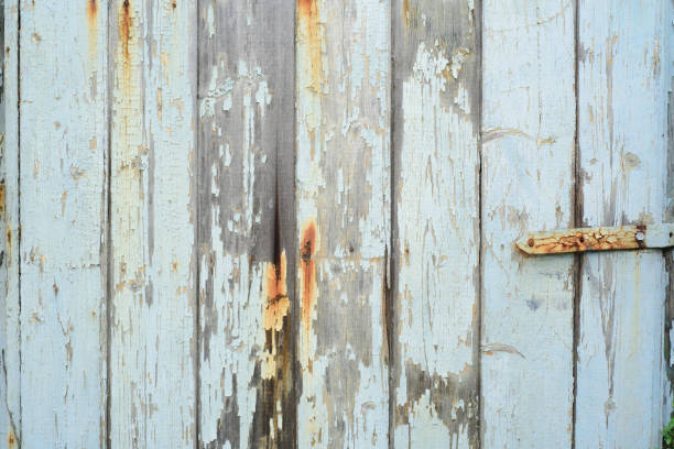 istock Weathered  and rusty wooden boards door 2170017057