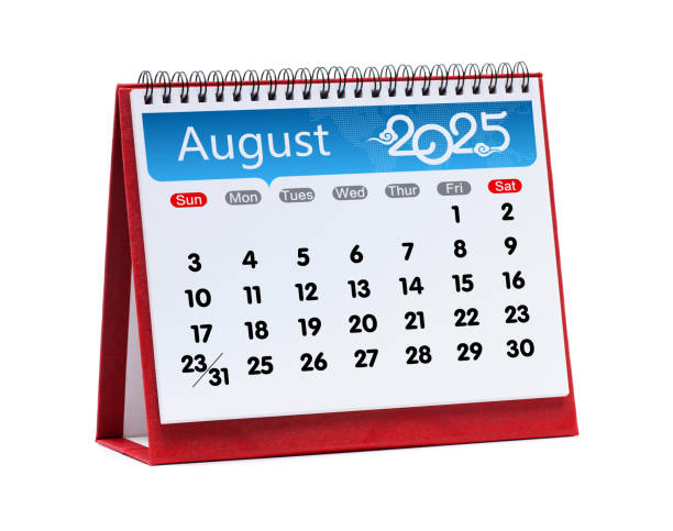 istock August calendar book in 2025 2170018292