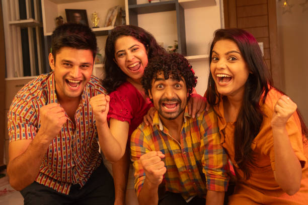 istock Happy friends enjoying at home during weekend 2170024200