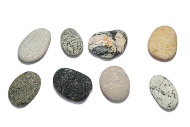istock Sea stones isolated on a white 2170026171
