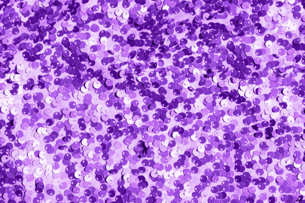 istock Abstract composition of fabric with shiny sequins. Holiday and party concept. Selective focus 2170031273