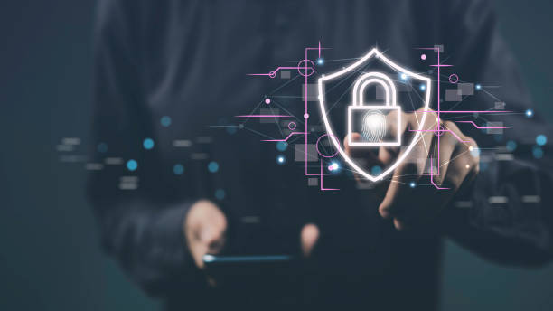 istock Cybersecurity and data protection in a digital business , cloud services, antivirus software, and a firewall. Emphasizes password safety, encryption, secure access, information from cyber attacks. 2170035249
