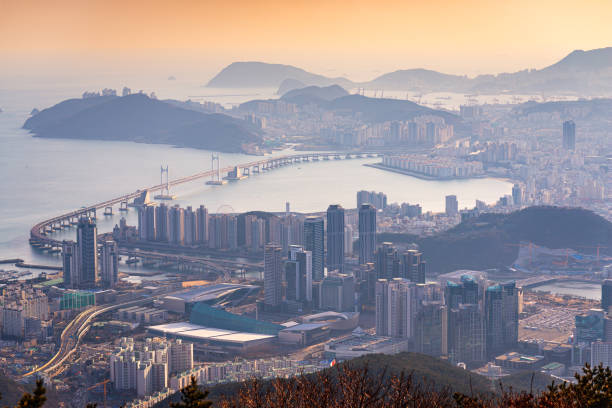 istock Busan, South Korea at Dusk 2170042756