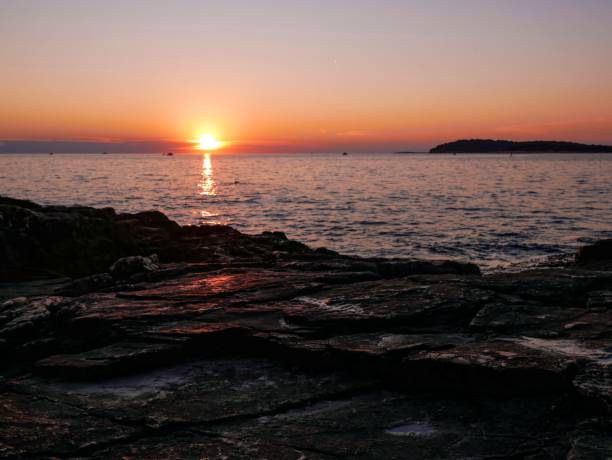Tramonto in spiaggia
