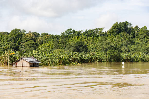 istock Unpredictable floods cause devastation, displacing communities and ecosystems. 2170047104