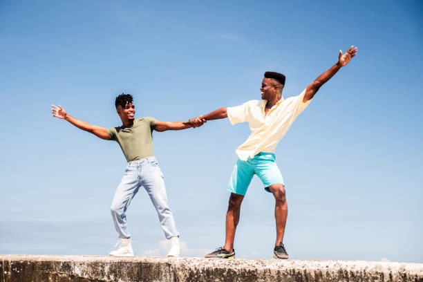 istock Young friends men playing outdoors 2170055547