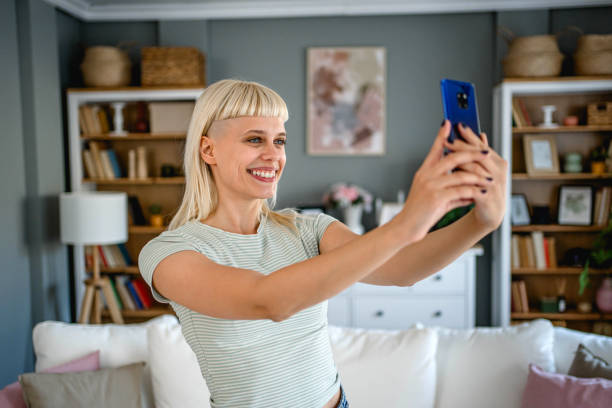istock Young woman taking a selfie 2170057553