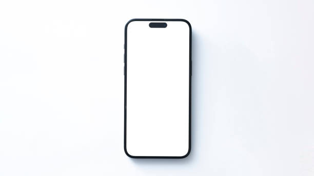 istock Mockup smart phone new generation and advertisement screen Transparent and Clipping Path 2170058003