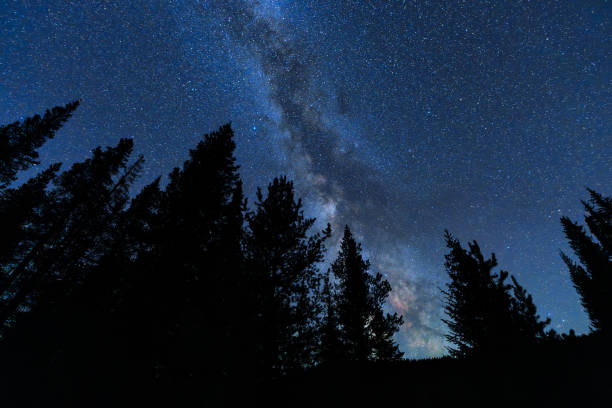 istock Stars and Milky Way Zoom Blur 2170059431