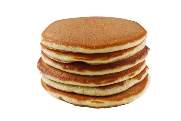 istock fresh tasty pancakes on a white background 2170060349