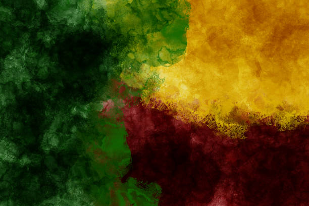 istock Abstract watercolor background, black history month and Juneteenth background. 2170060480