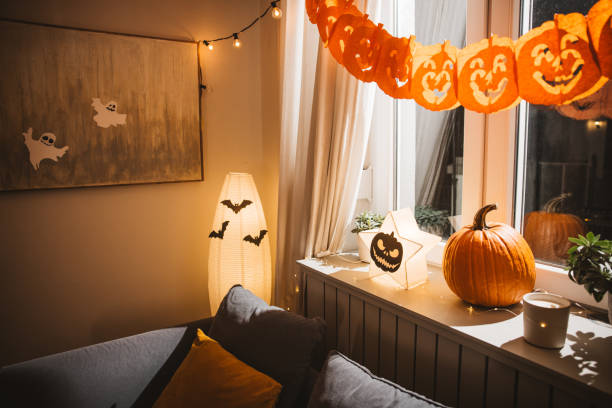 istock House decorated for Halloween 2170060772