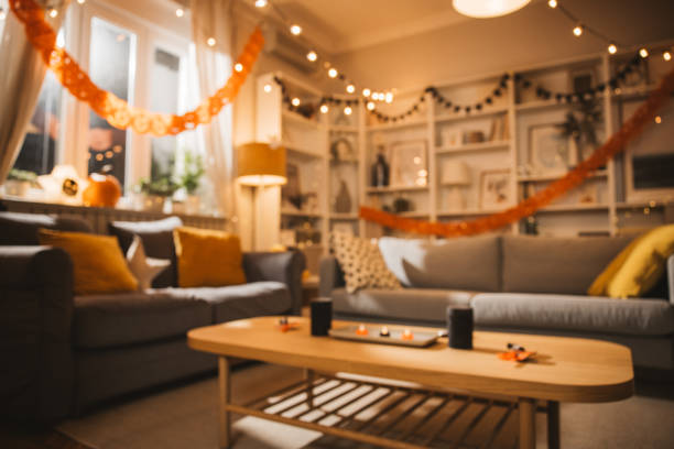 istock House decorated for Halloween 2170060804