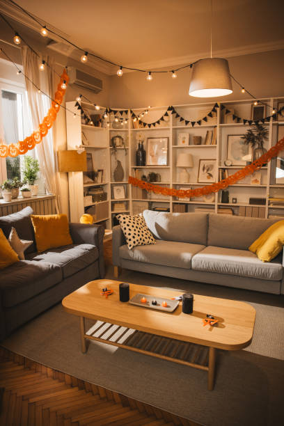 istock House decorated for Halloween 2170060826