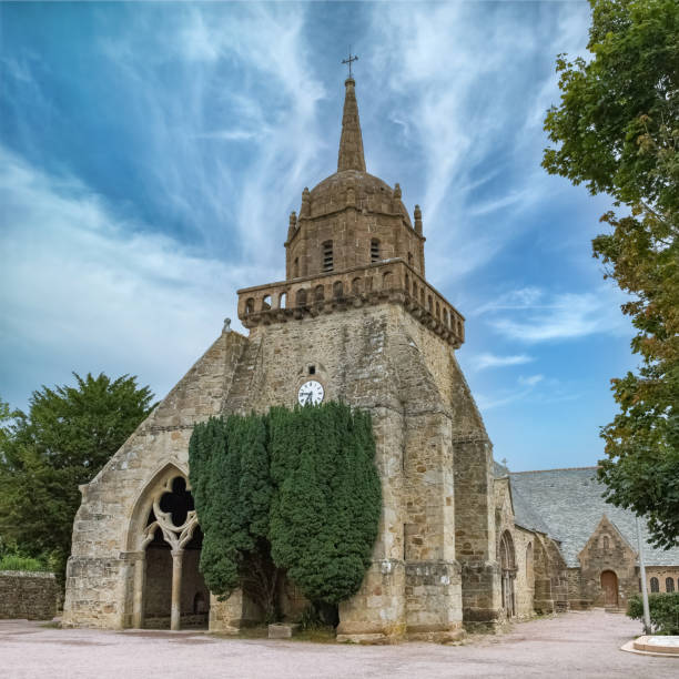 istock Perros-Guirec, in Brittany, the church 2170063832