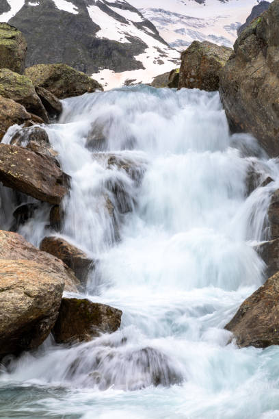 istock Steinwasserfall waterfall at Steingletscher, Switzerland 2170066944
