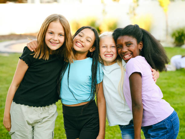 istock Young Girls Having Fun in a Backyard 2170068965