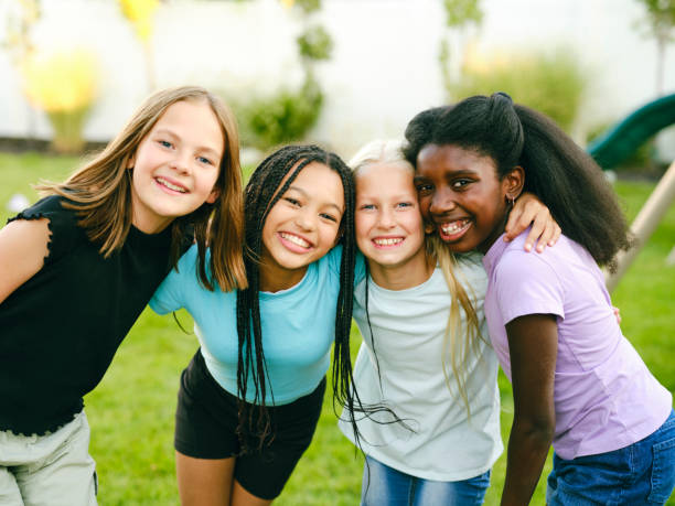 istock Young Girls Having Fun in a Backyard 2170069064