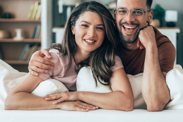 istock Happy couple at home 2170091732