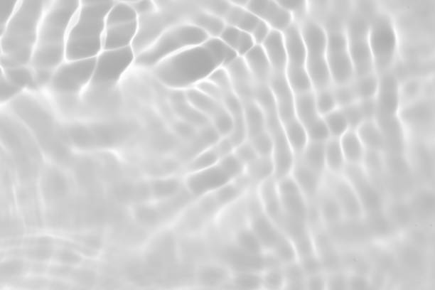 Abstract white transparent water shadow surface texture natural ripple background
