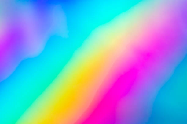 istock Abstract blur holographic rainbow foil iridescent background 2170102803