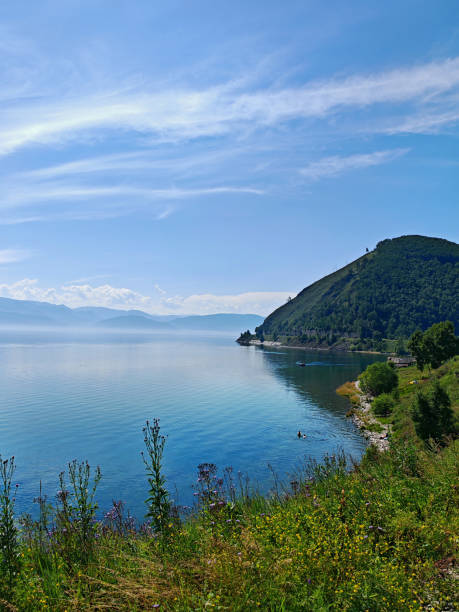 istock Summer landscape with mountains and reflection on Circum-Baikal Railway 2170105777