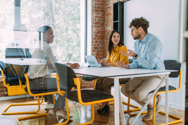istock Business persons on meeting in the office. 2170109544