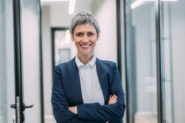 istock Confident businesswoman in modern office. 2170109569
