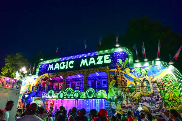 Walt Disney World's Hollywood Studio main entrance in Orlando, Florida with the 100 year celebration sign.