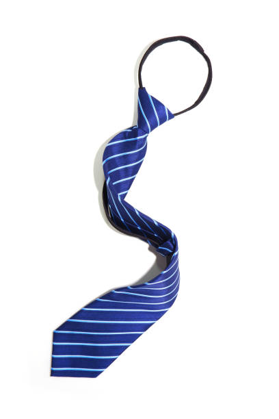 istock A zipper necktie folded on white background close-up view single object, Father's day concept, no people 2170123378
