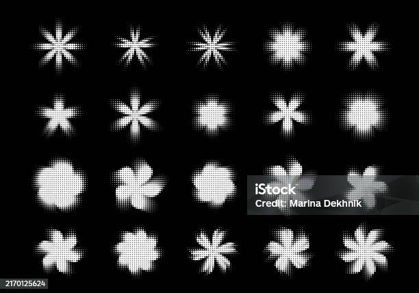 Random Board Form Pattern Halftone Random Forms Stock Illustration - Download Image Now - 1990 ...