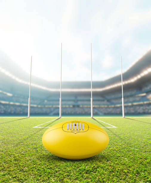 istock Aussie Rules Football Stadium Day 2170126628