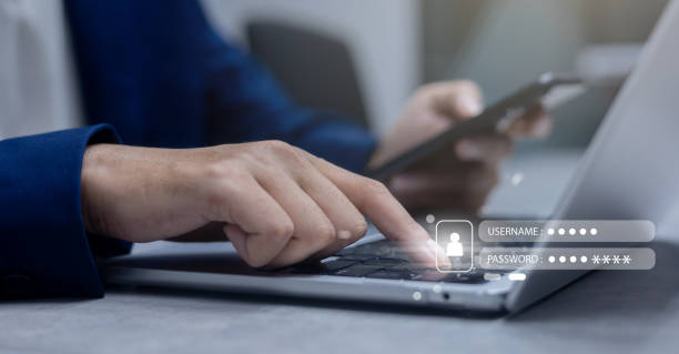 istock close up businessman press on keyboard laptop to input username and password  to access private account of office for security system of business technology concept 2170127697