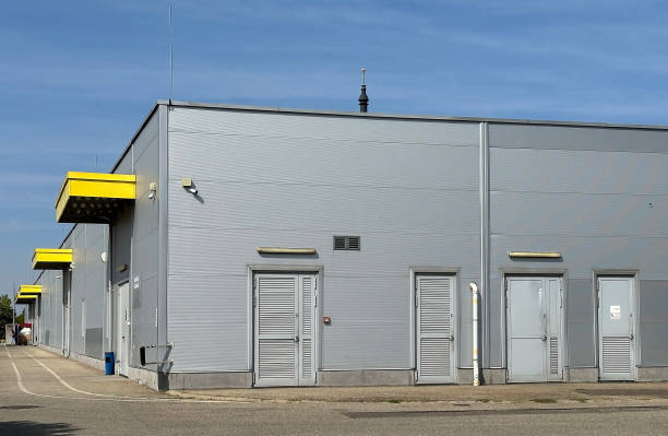 istock Warehouse building at the industrial area 2170128484