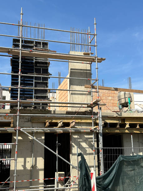 istock Construction of a new apartment building 2170128494