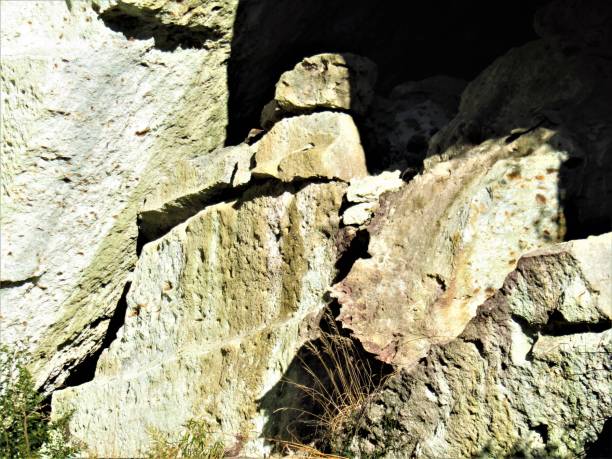 istock Japan. Sunny day in January. In tuff rocks. 2170131259