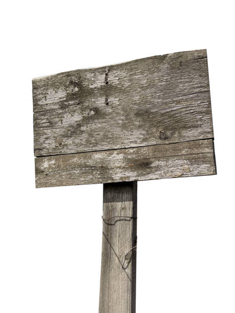 istock blank sign board  isolated on white background 2170131953