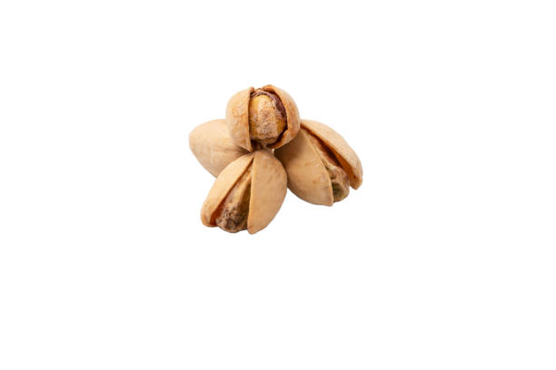 istock Tasty pistachios isolated on a white background. 2170134306