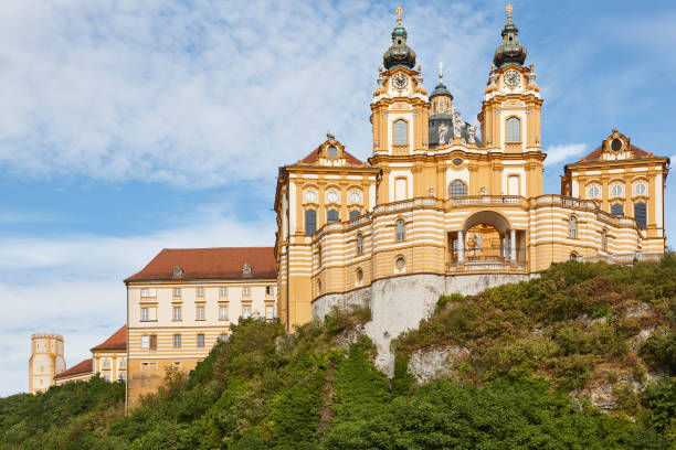 istock Melk abbey facade. Wachau valley landmark. Danube river. Austria 2170136157