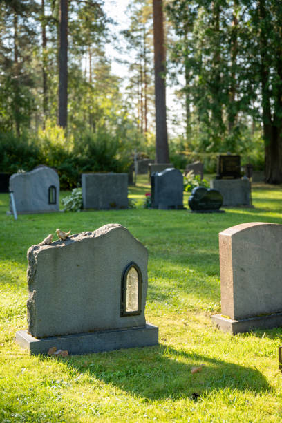 istock Old cemetery scenery on a sunny day 2170144923