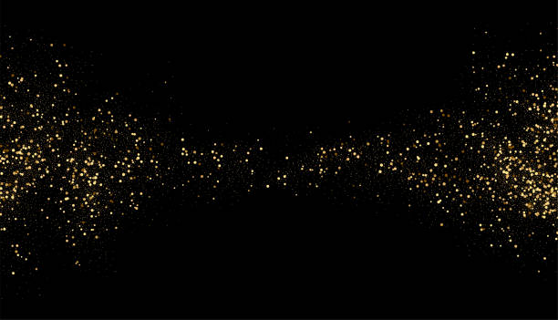 istock Abstract shiny gold glitter design element. For New Year, Merry Christmas greeting card design 2170145113