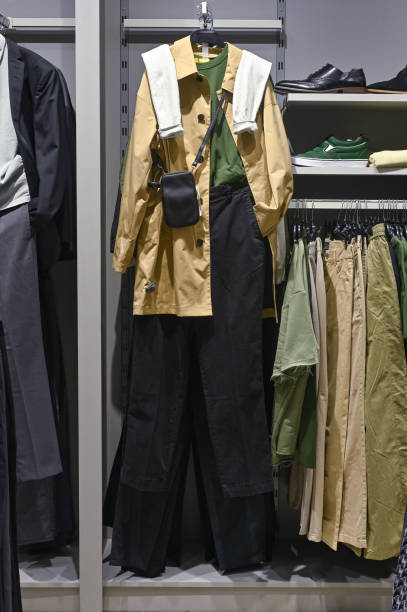 istock clothes and shoes in the store. 2170146179