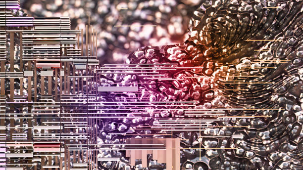 A blend of vibrant colors and intricate geometric shapes creates an abstract representation, evoking a sense of modern artistry and digital creativity.