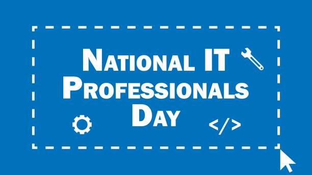 istock National IT Professionals Day vector banner design with geometric shapes and vibrant colors on a horizontal background. 2170152883