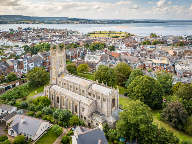 istock Holy Trinity Church in Exmouth with sea views 2170160020